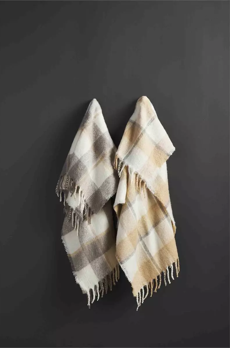 Fuzzy best sale plaid blanket