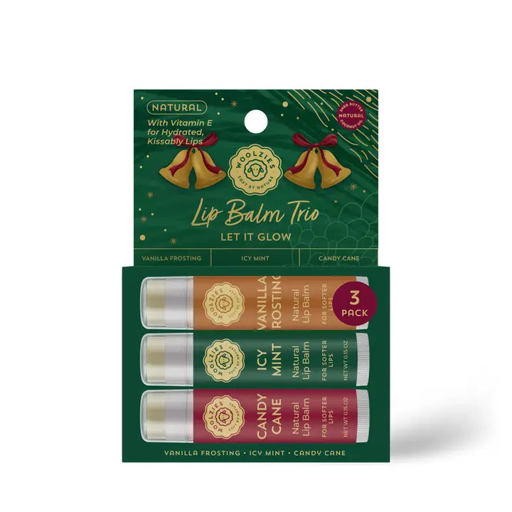 Let It Glow Lip Balm, Set Of 3