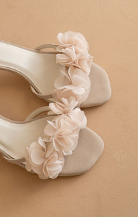 Noor Petal Heels - FINAL SALE