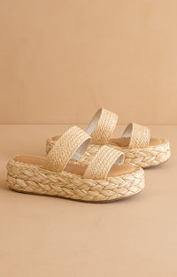 Marley Woven Double Strap Sandals - FINAL SALE
