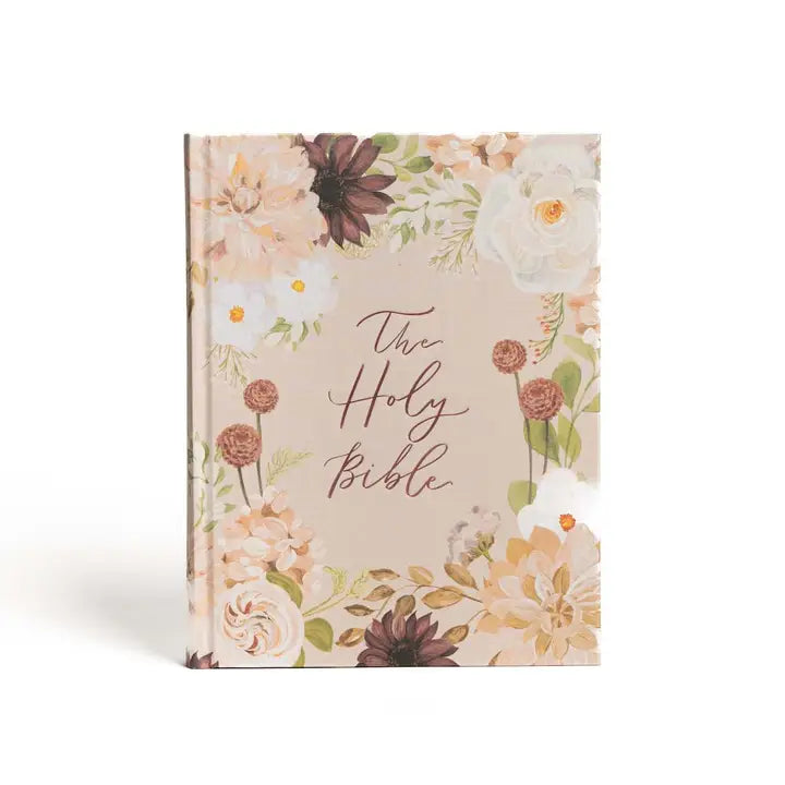 CSB Notetaking Bible | Floral Blush Cloth