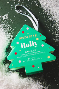 Spongelle Holiday Tree Body Wash Sponges