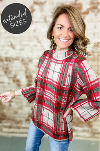 Vaye Plaid Top