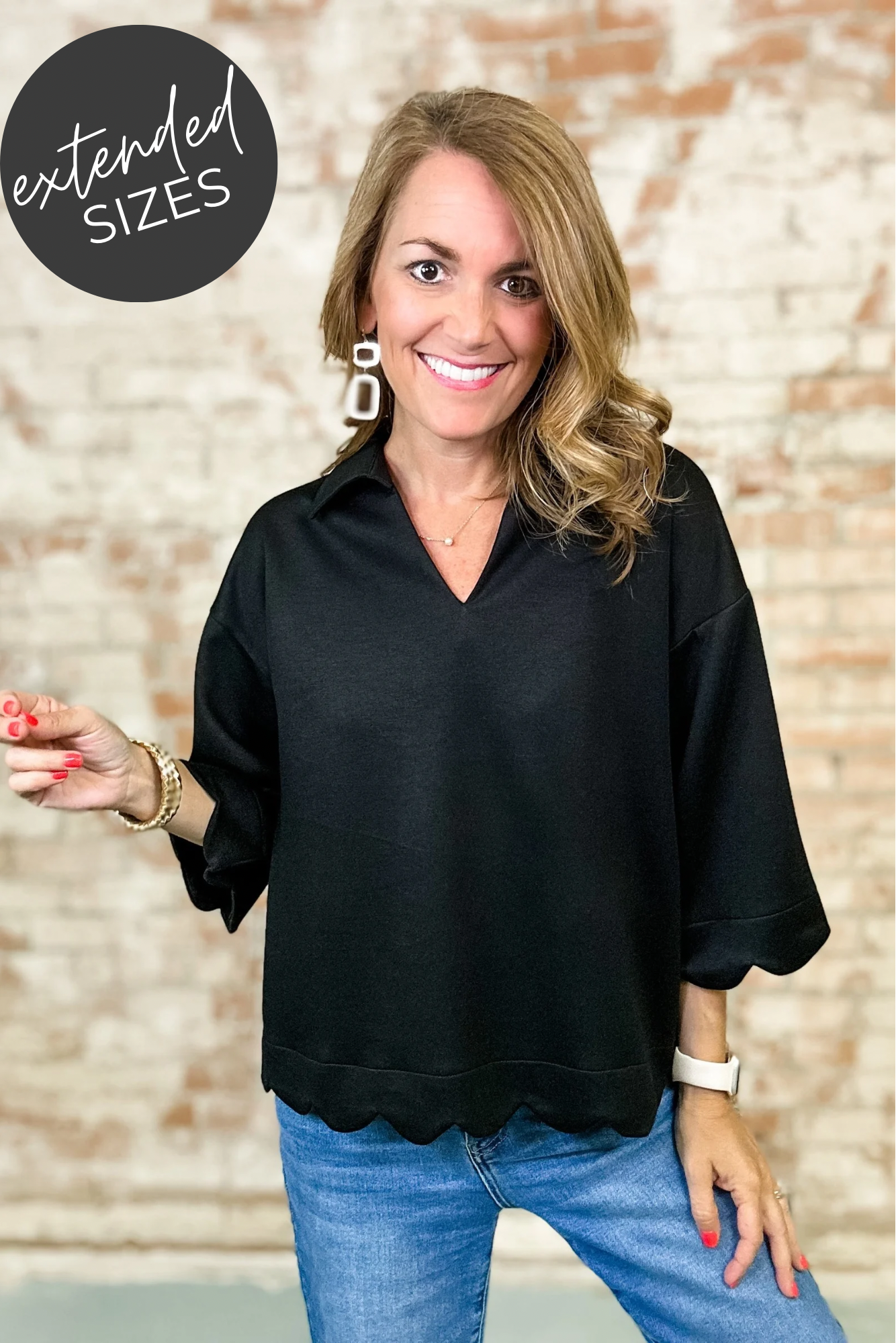 Kendal Collared Top