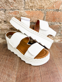 Vosa White Sandal - FINAL SALE