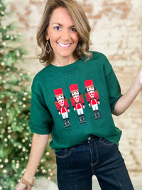 Dewdrop Nutcracker Sweater