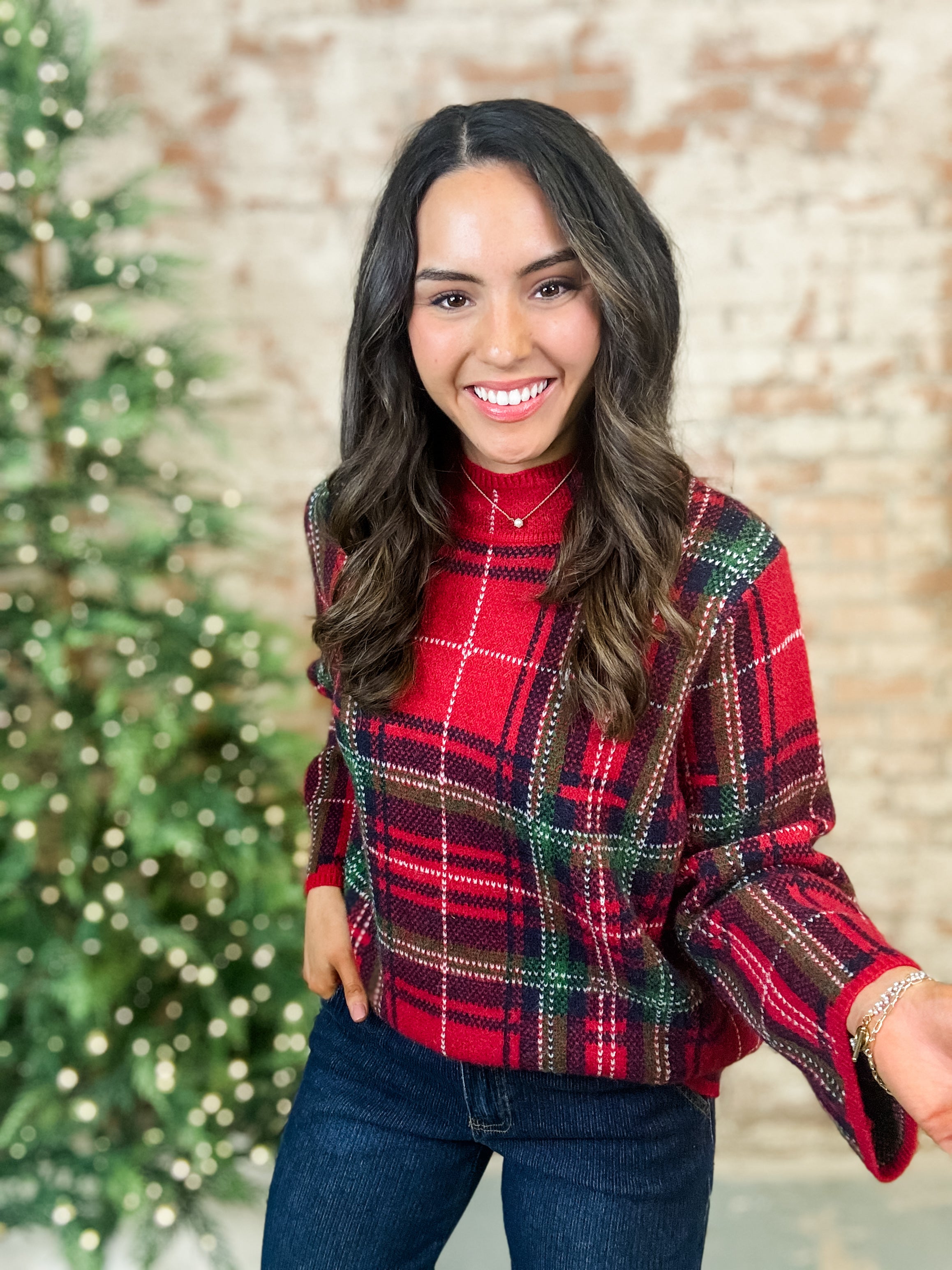 Arabian Plaid Top