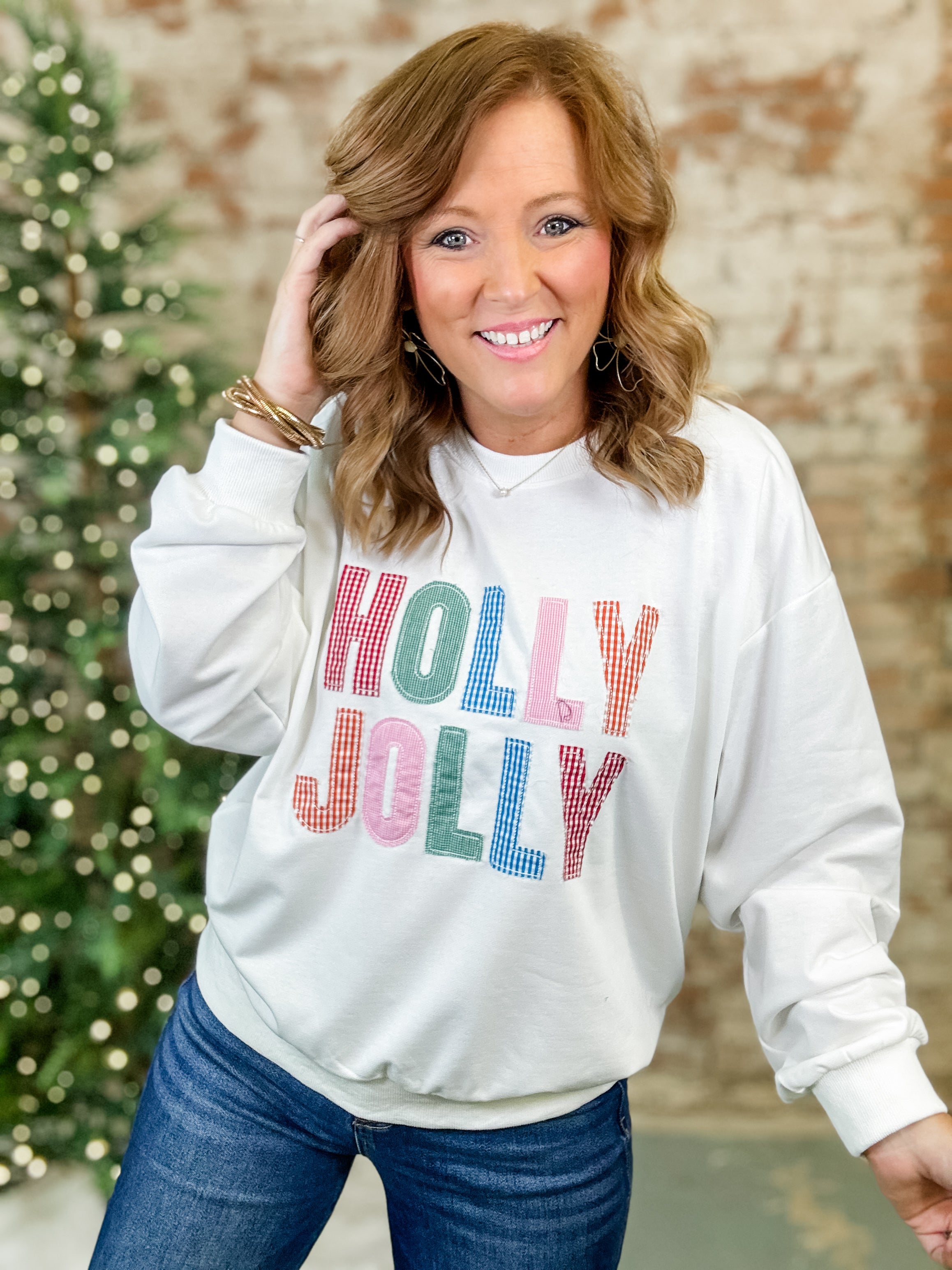 Holly Jolly Festive Sweatshirt