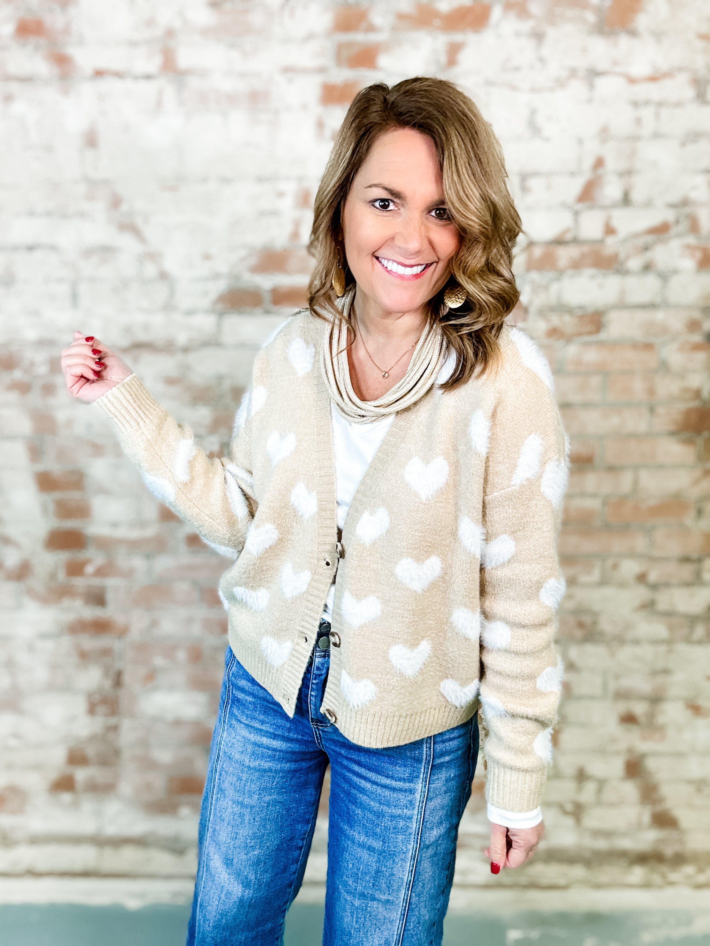 Piper Heart Cardigan Sweater - FINAL SALE