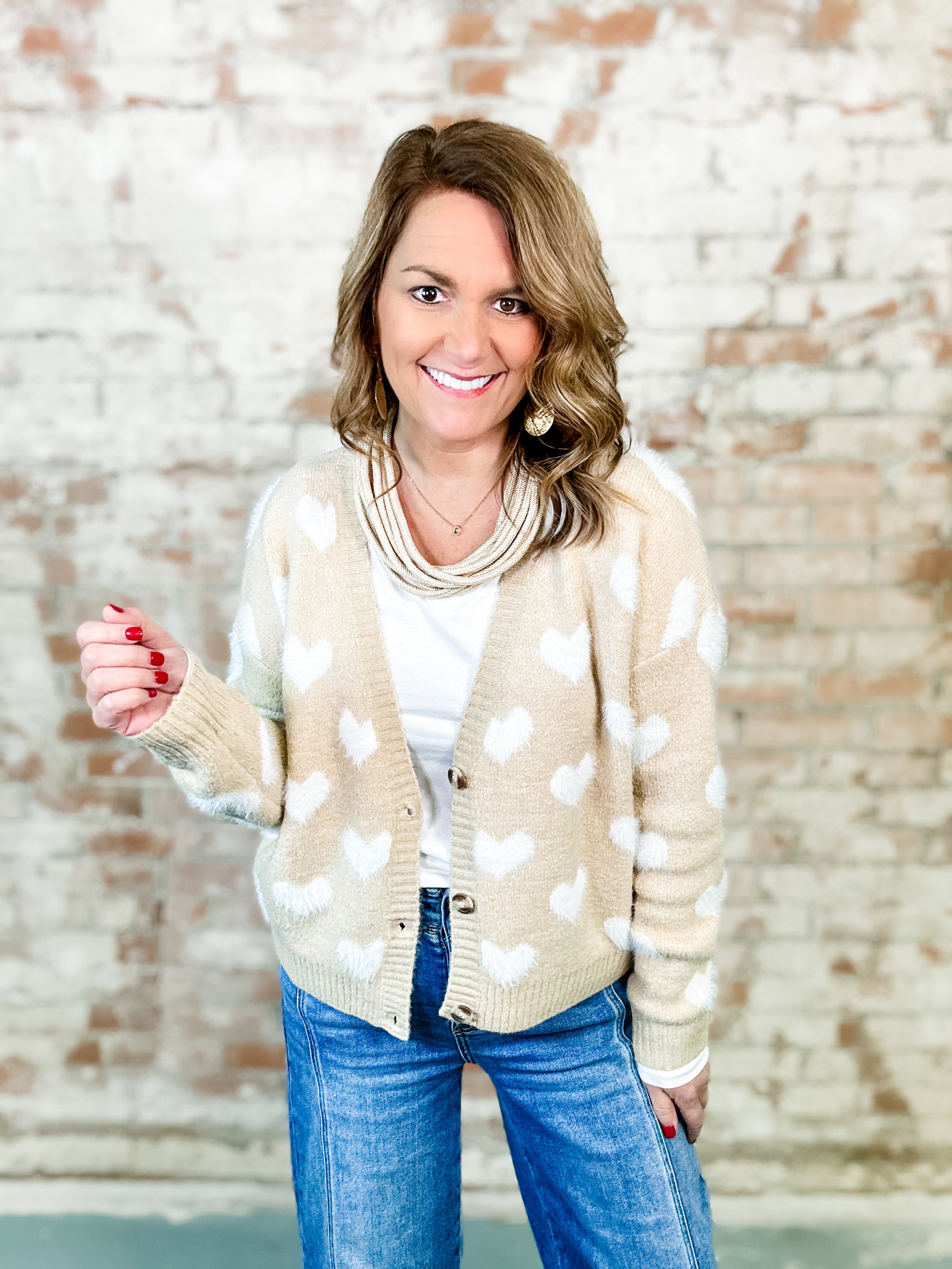 Piper Heart Cardigan Sweater - FINAL SALE