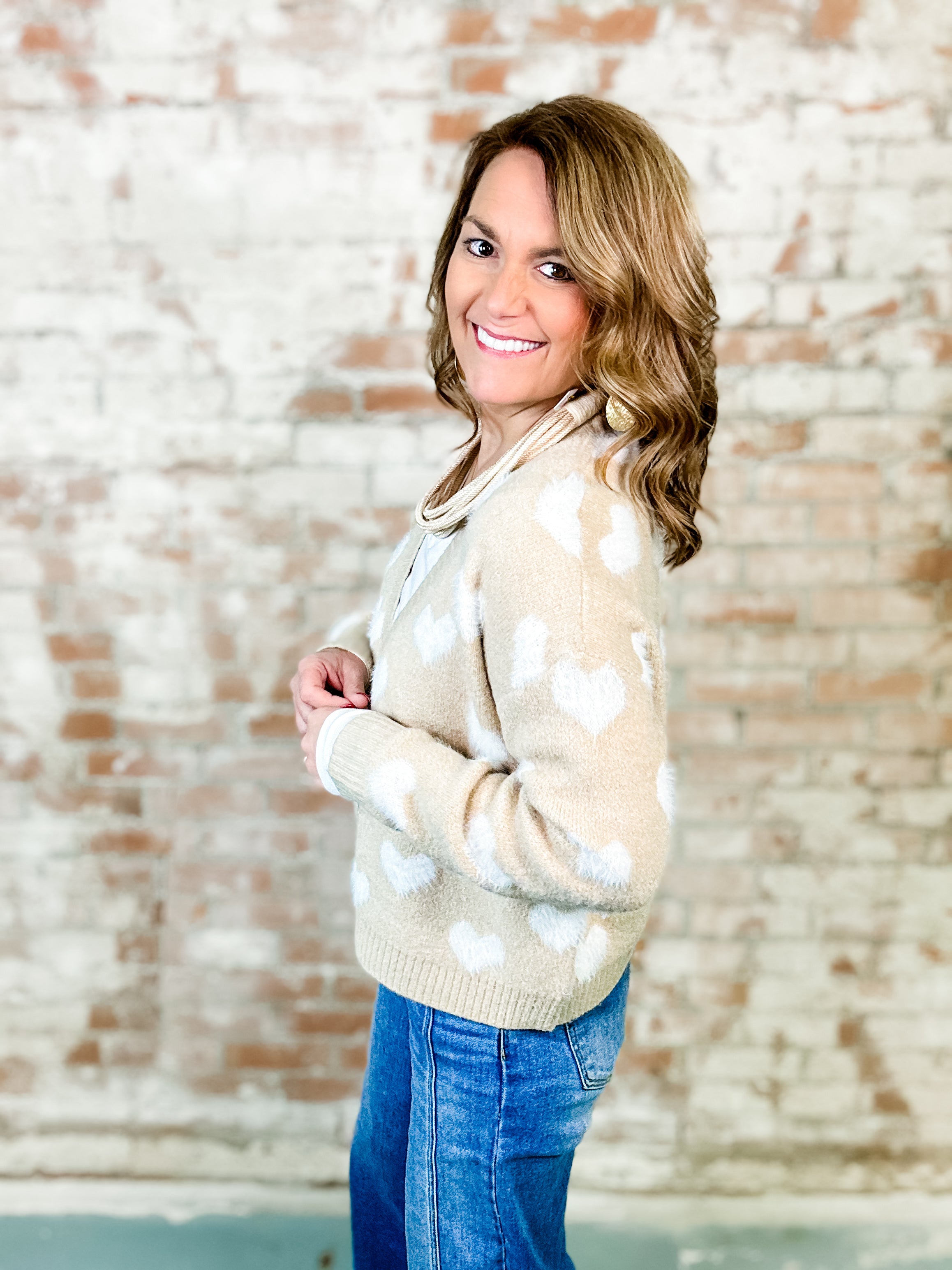 Piper Heart Cardigan Sweater - FINAL SALE