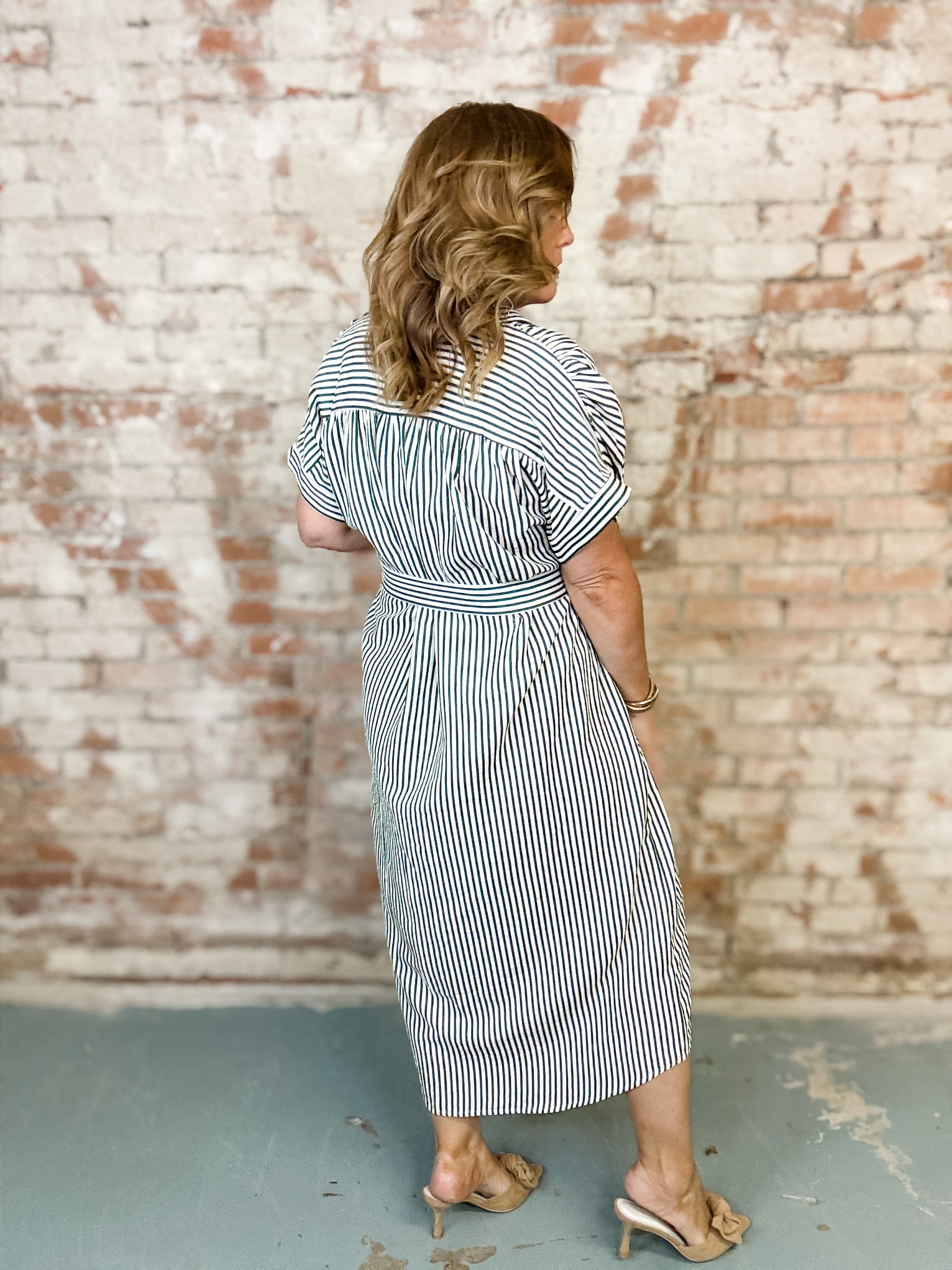 Fern Stripe Dress