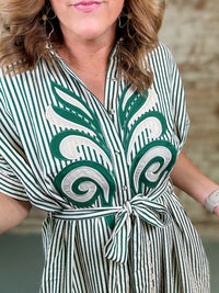 Fern Stripe Dress