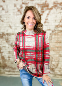 Vaye Plaid Top