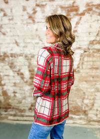 Vaye Plaid Top