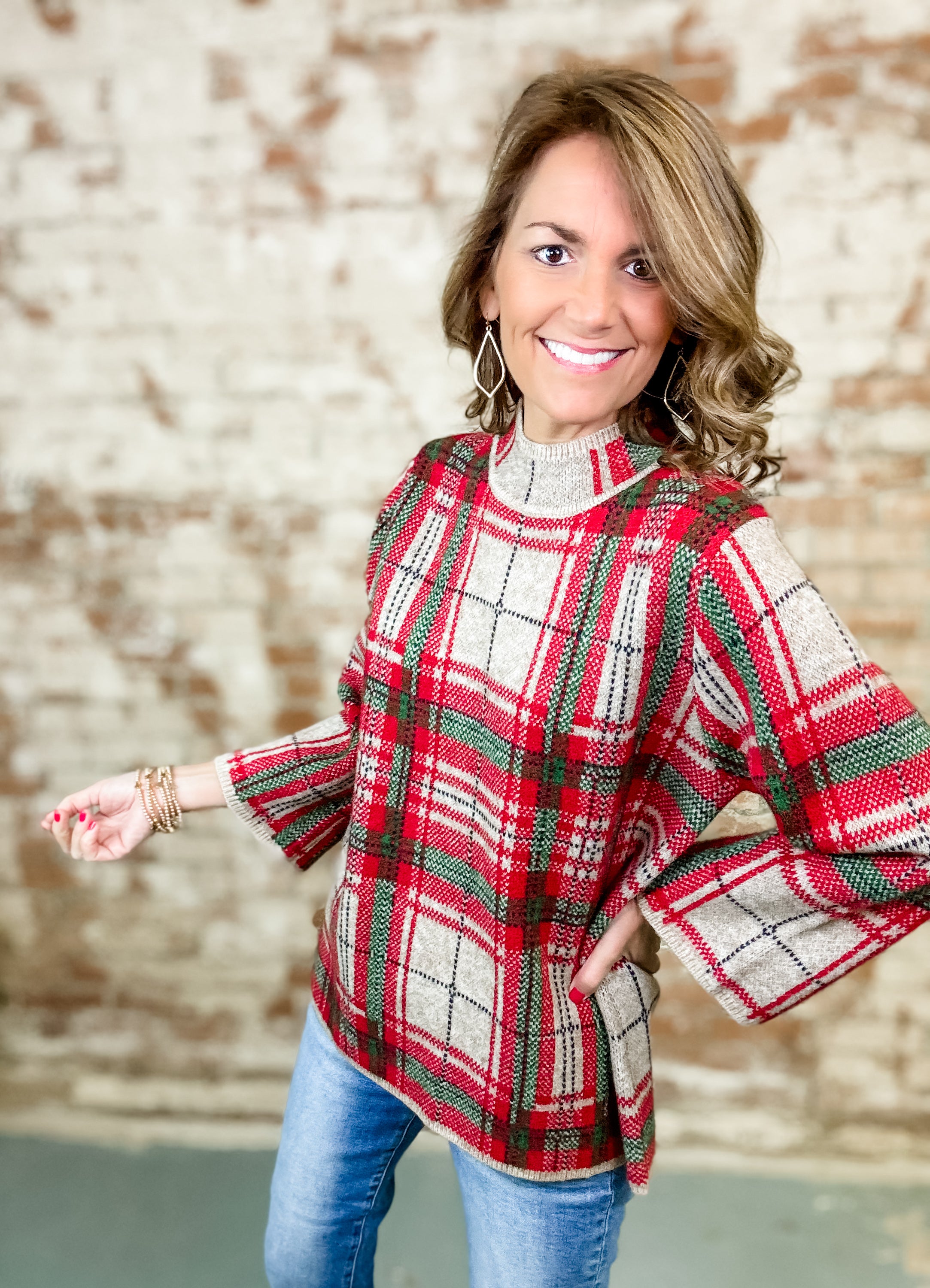 Vaye Plaid Top