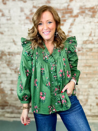 Lira Floral Print Top