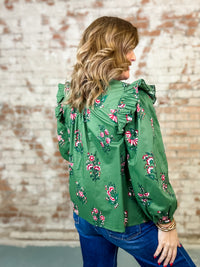 Lira Floral Print Top