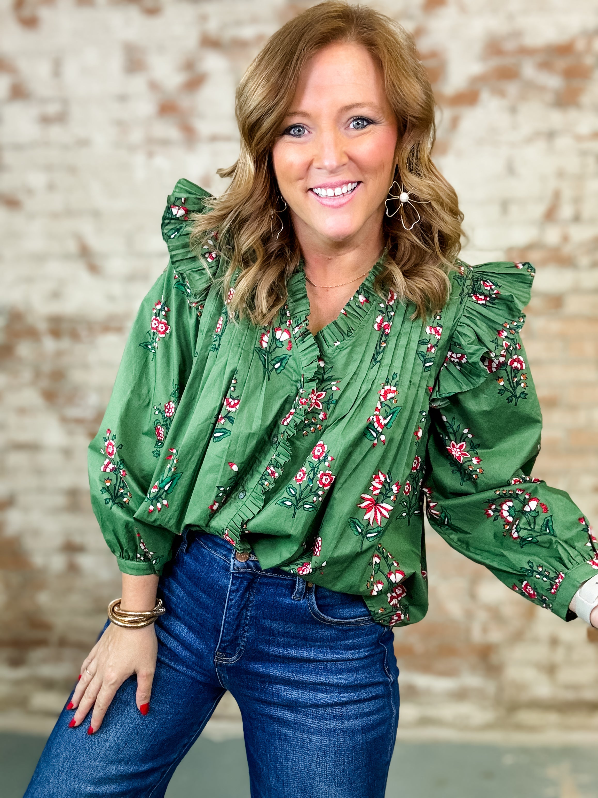 Lira Floral Print Top