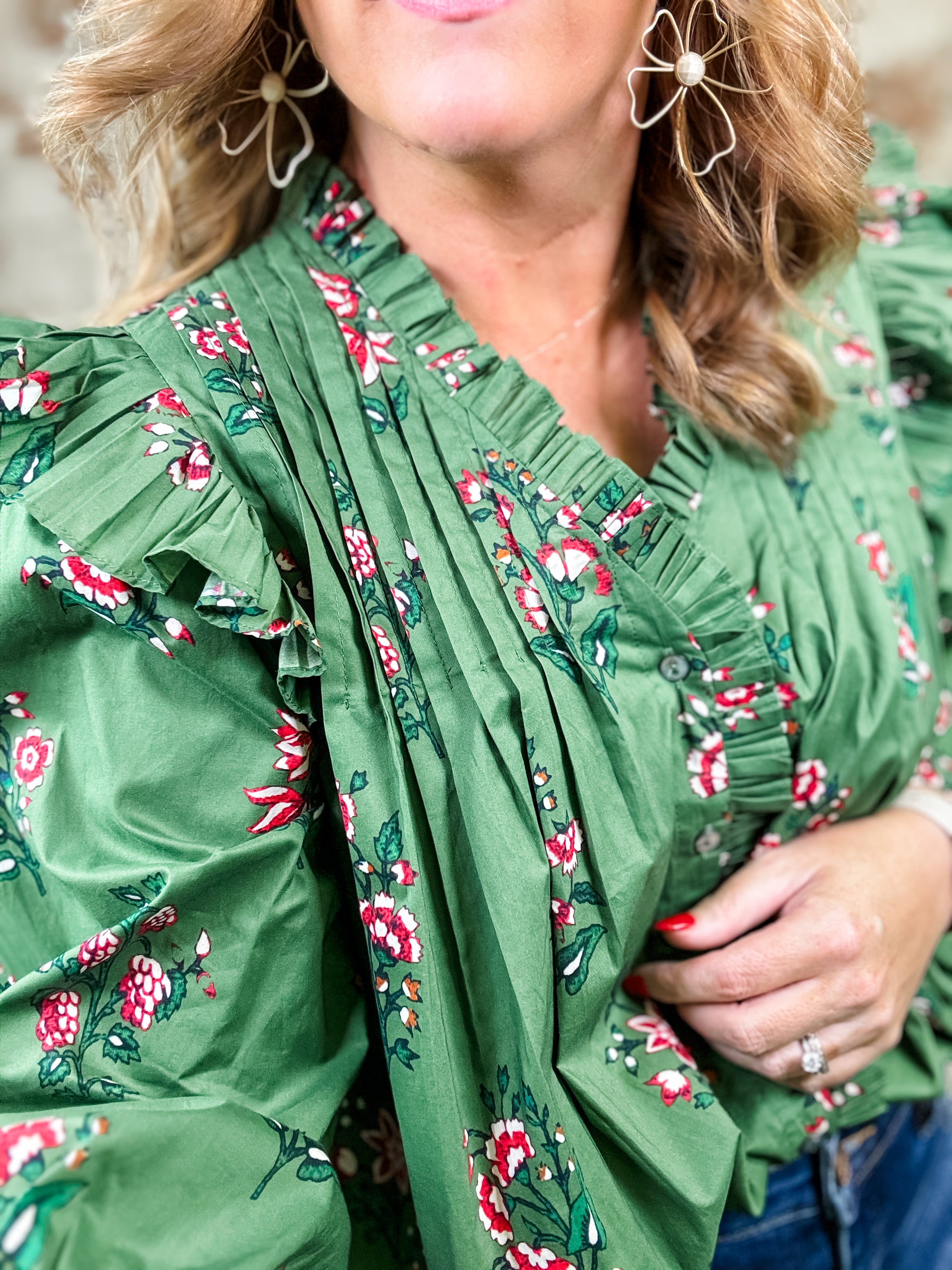 Lira Floral Print Top