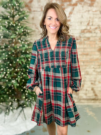Addison Plaid Dress