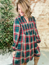 Addison Plaid Dress