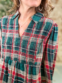 Addison Plaid Dress