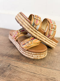 Lorena Double Buckle Slide Sandals - FINAL SALE
