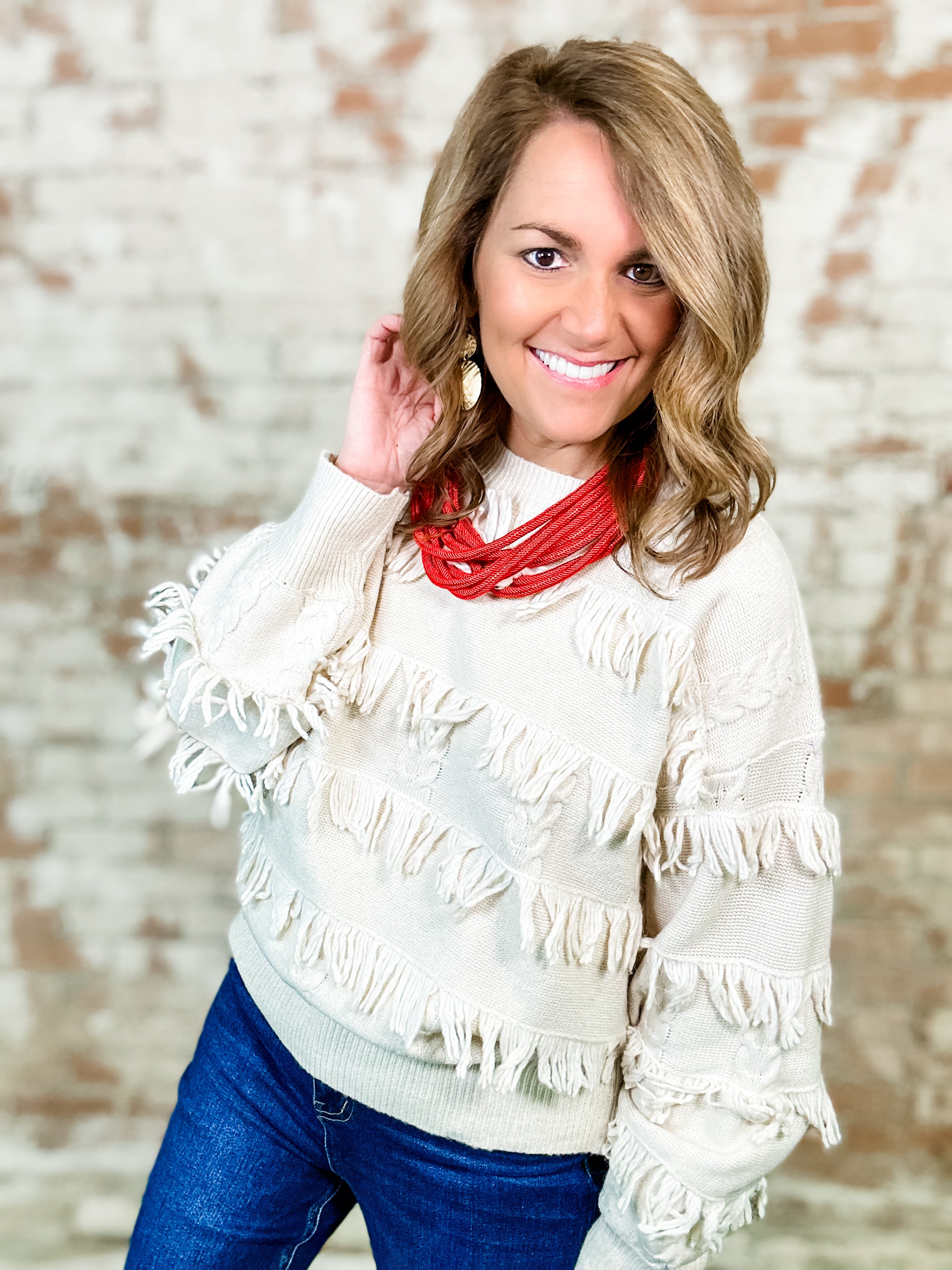 Adina Slub Multistrand Necklace