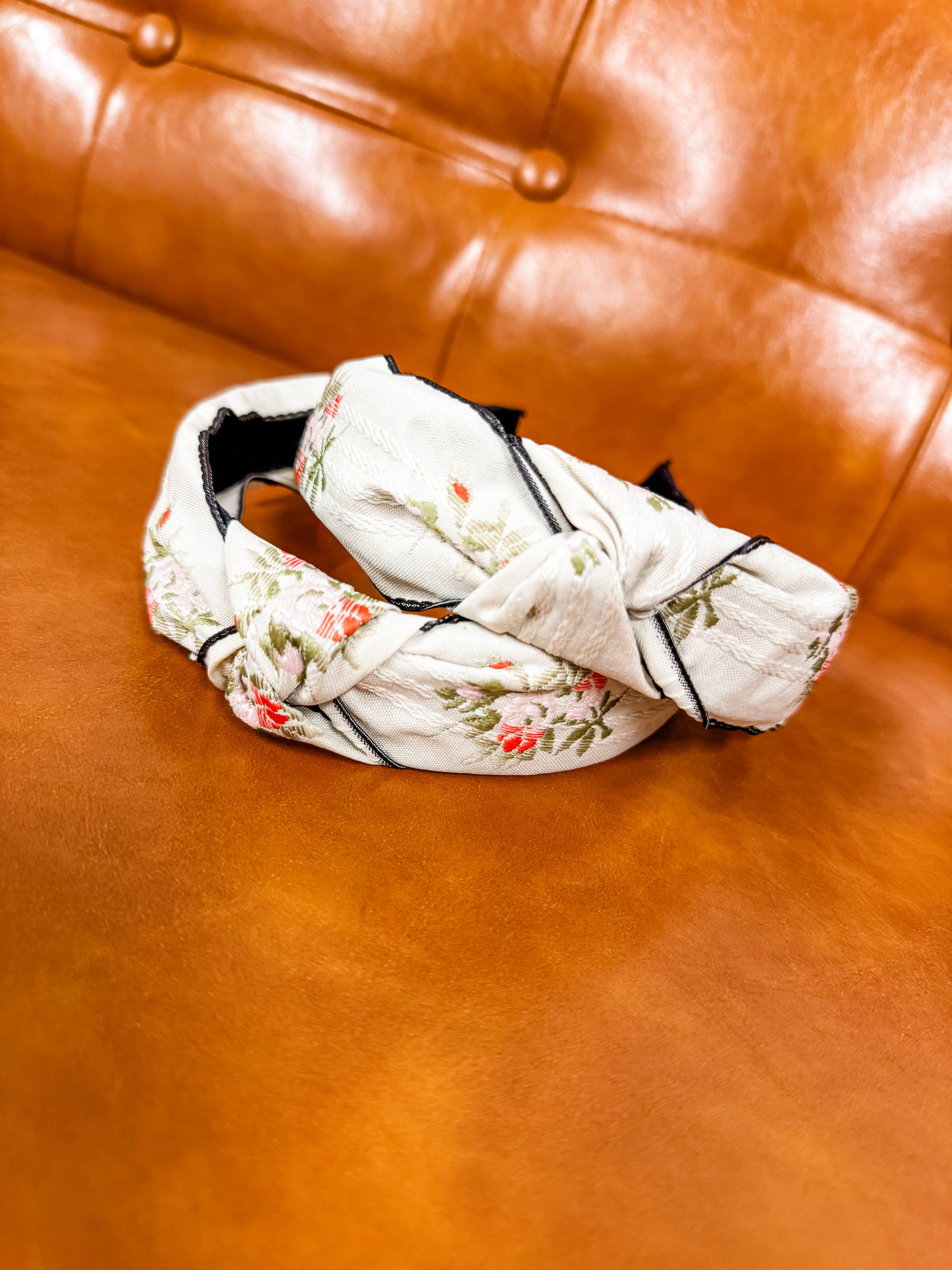 Cross Embroidery Headband