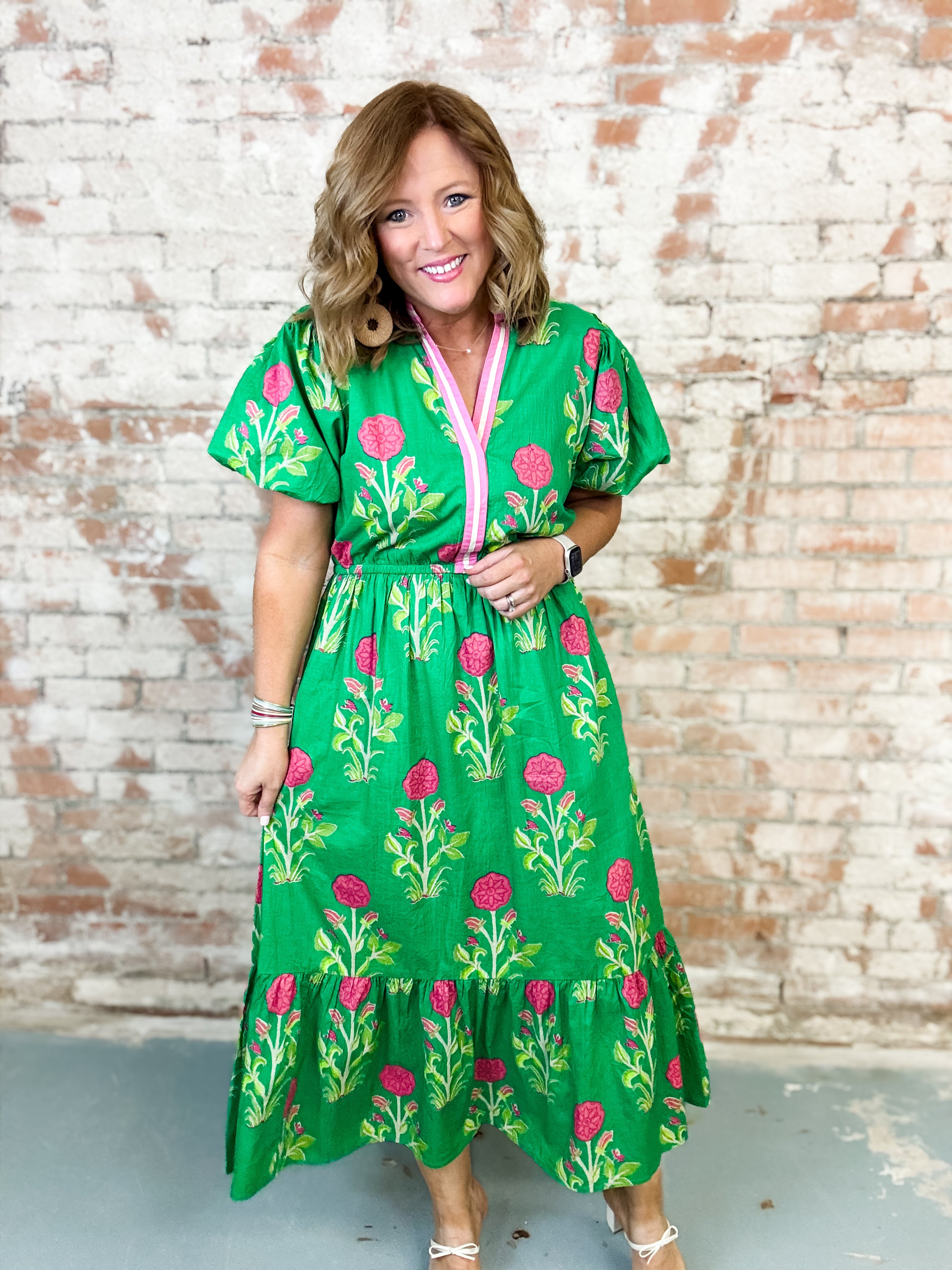 THML Wanda Print Dress- FINAL SALE