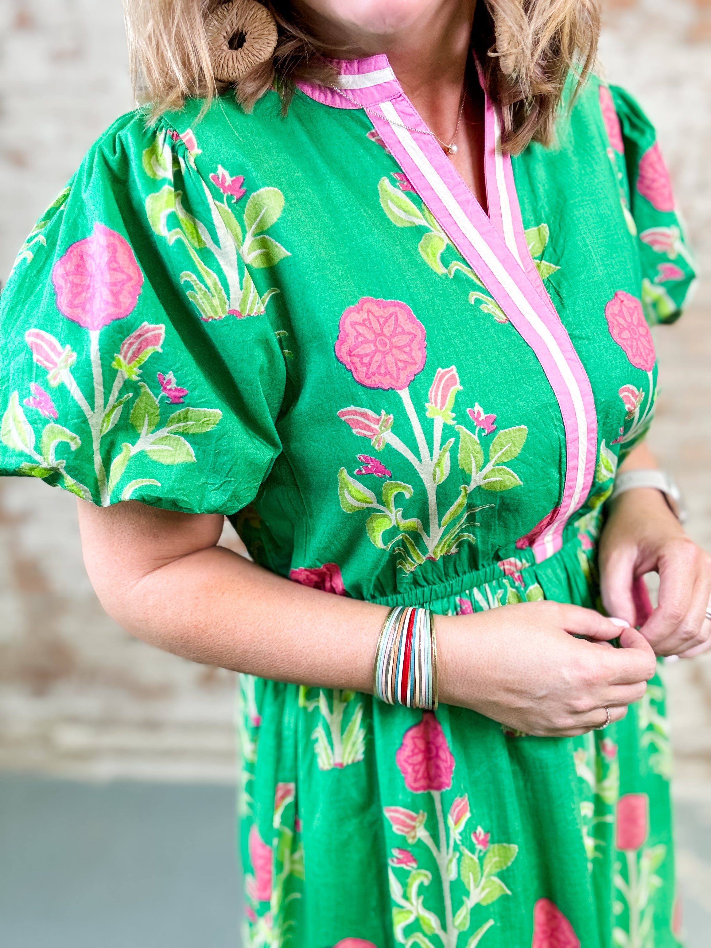 THML Wanda Print Dress- FINAL SALE