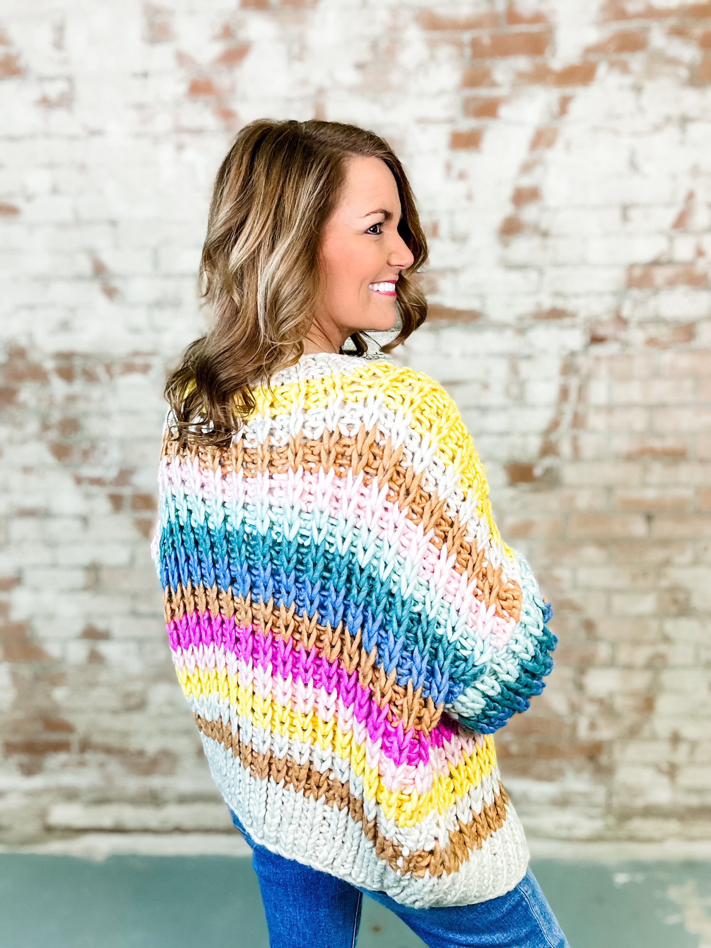 Adriene Chunky Knit Cardigan-FINAL SALE