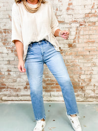 Duffy High Rise Straight Jeans
