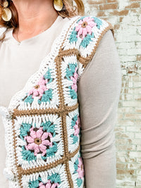 Trina Crochet Vest - FINAL SALE