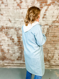 Darlene Hooded Solid Coat - FINAL SALE