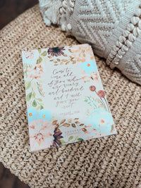 CSB Notetaking Bible | Floral Blush Cloth