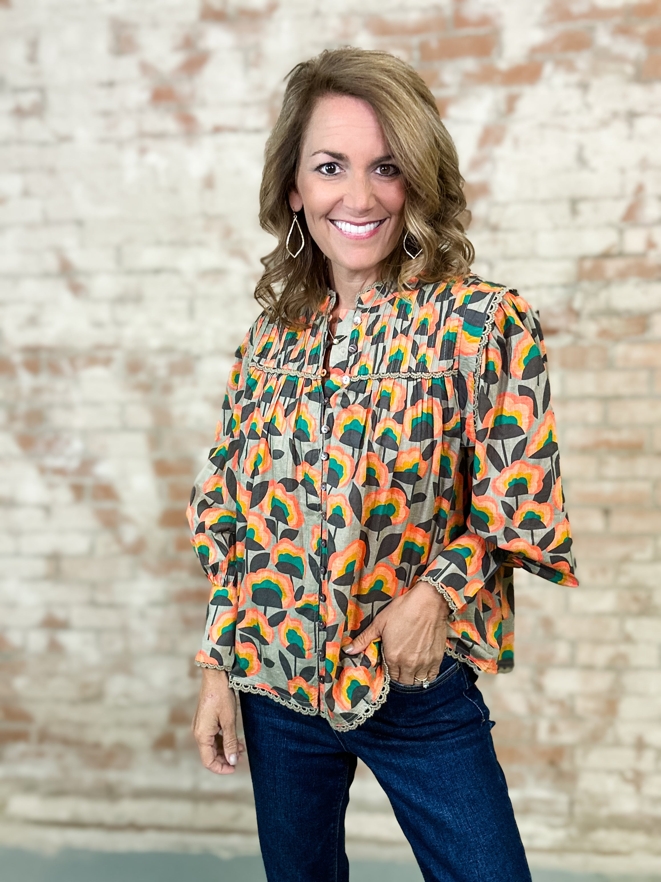 Ivy Jane Pleated Top