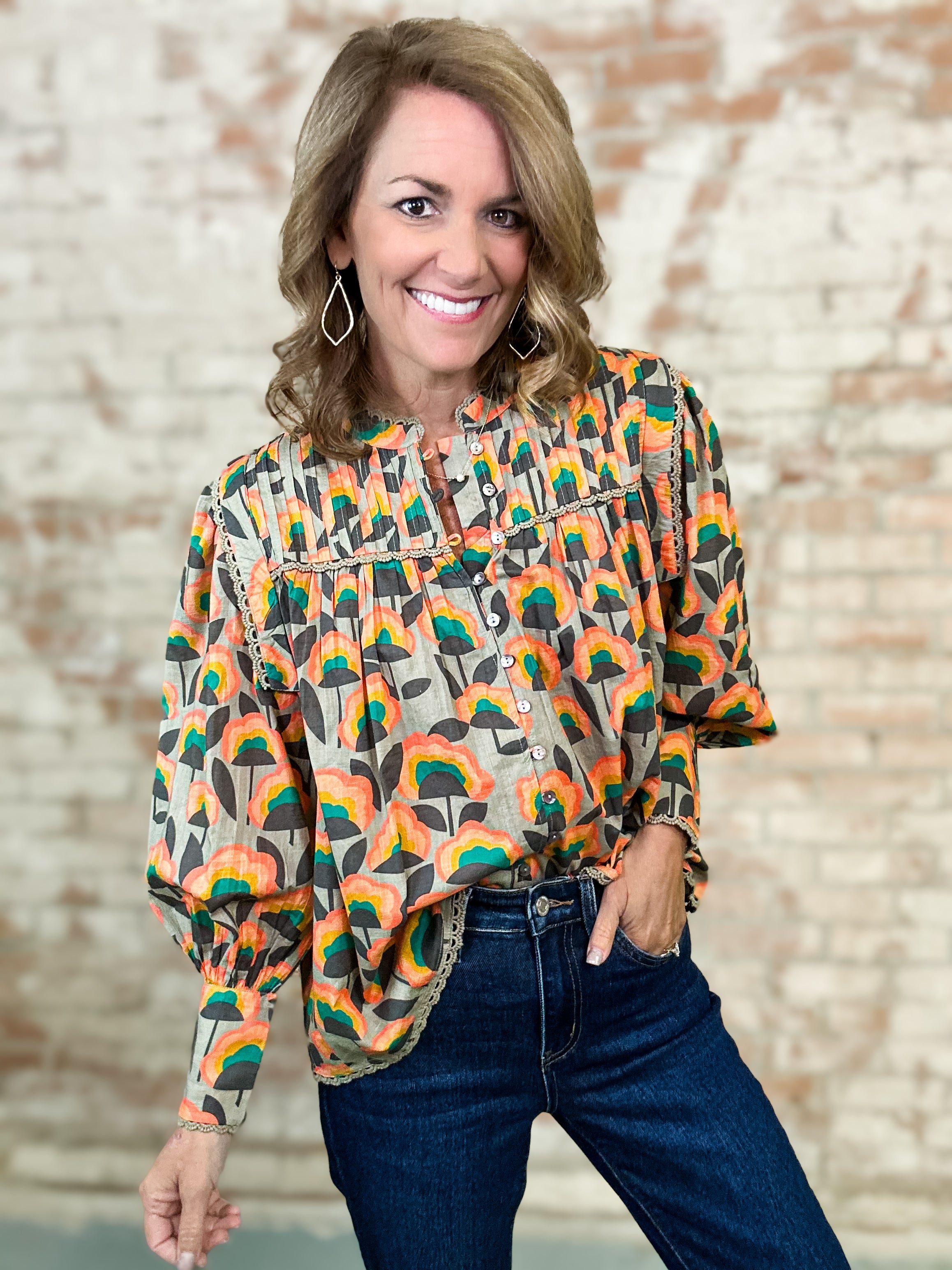 Ivy Jane Pleated Top