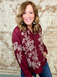 Able Embroidered Top