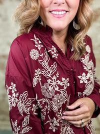 Able Embroidered Top