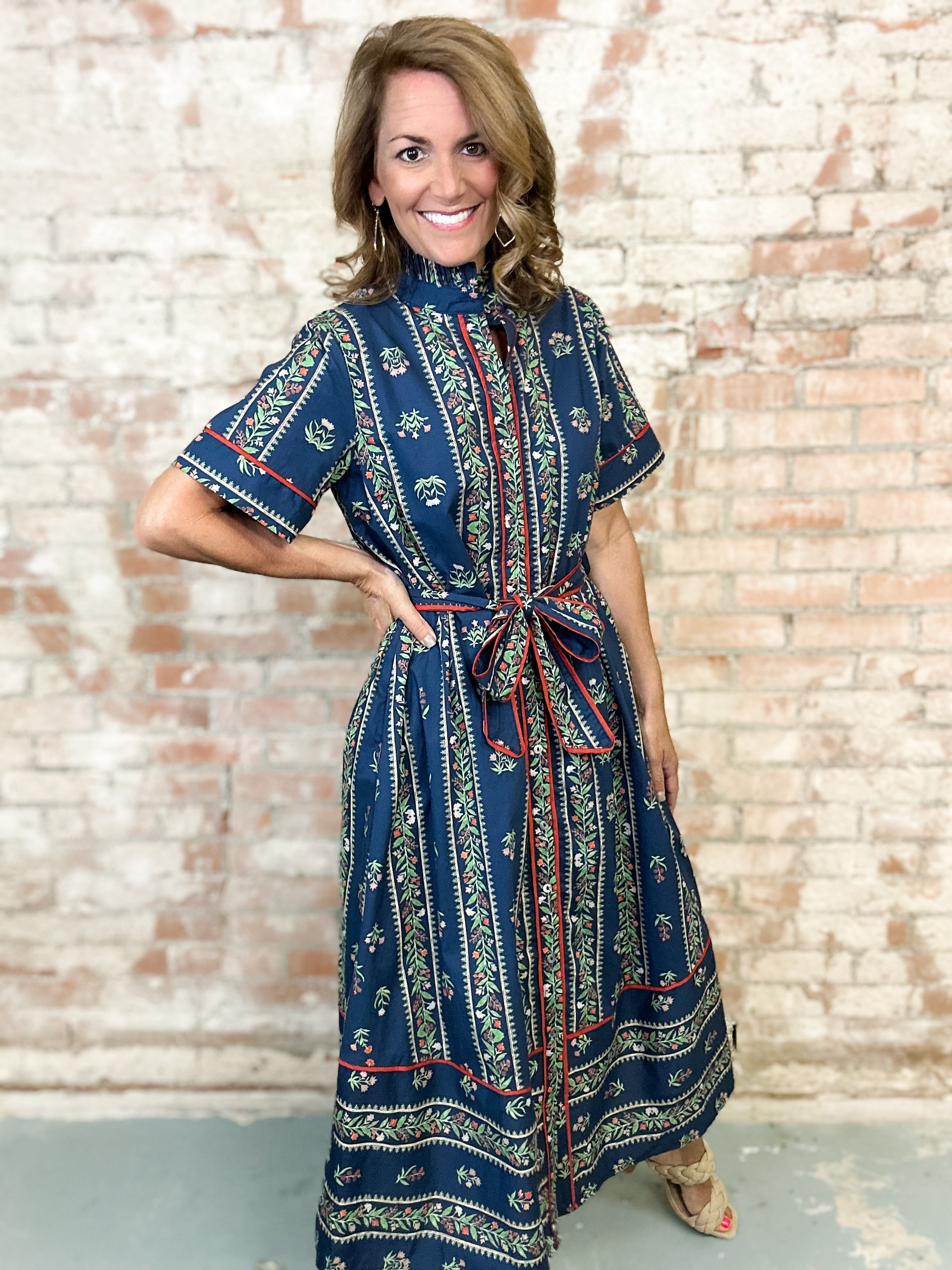 Lillian Pleated Dress