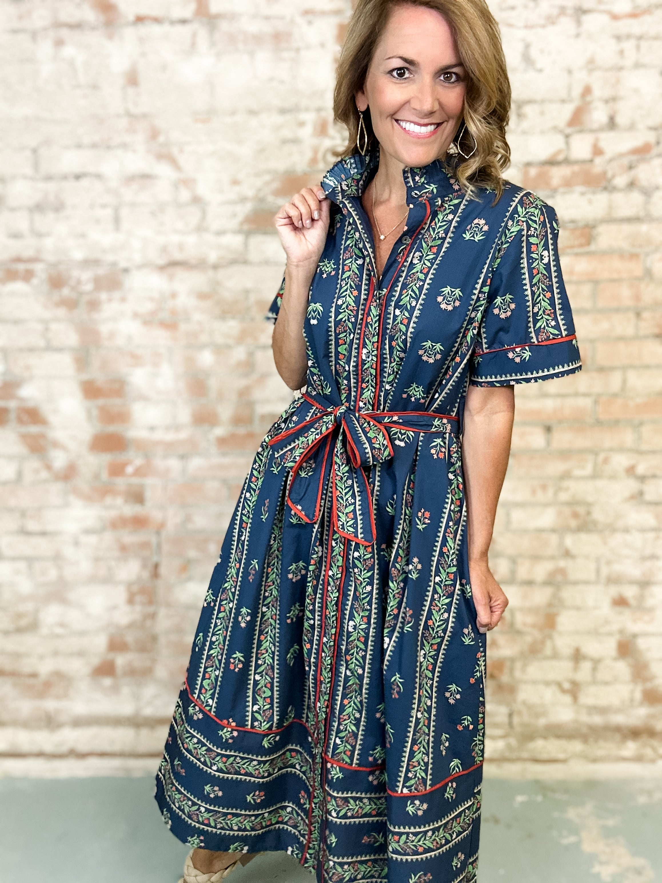 Lillian Pleated Dress