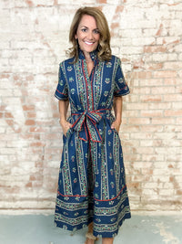 Lillian Pleated Dress