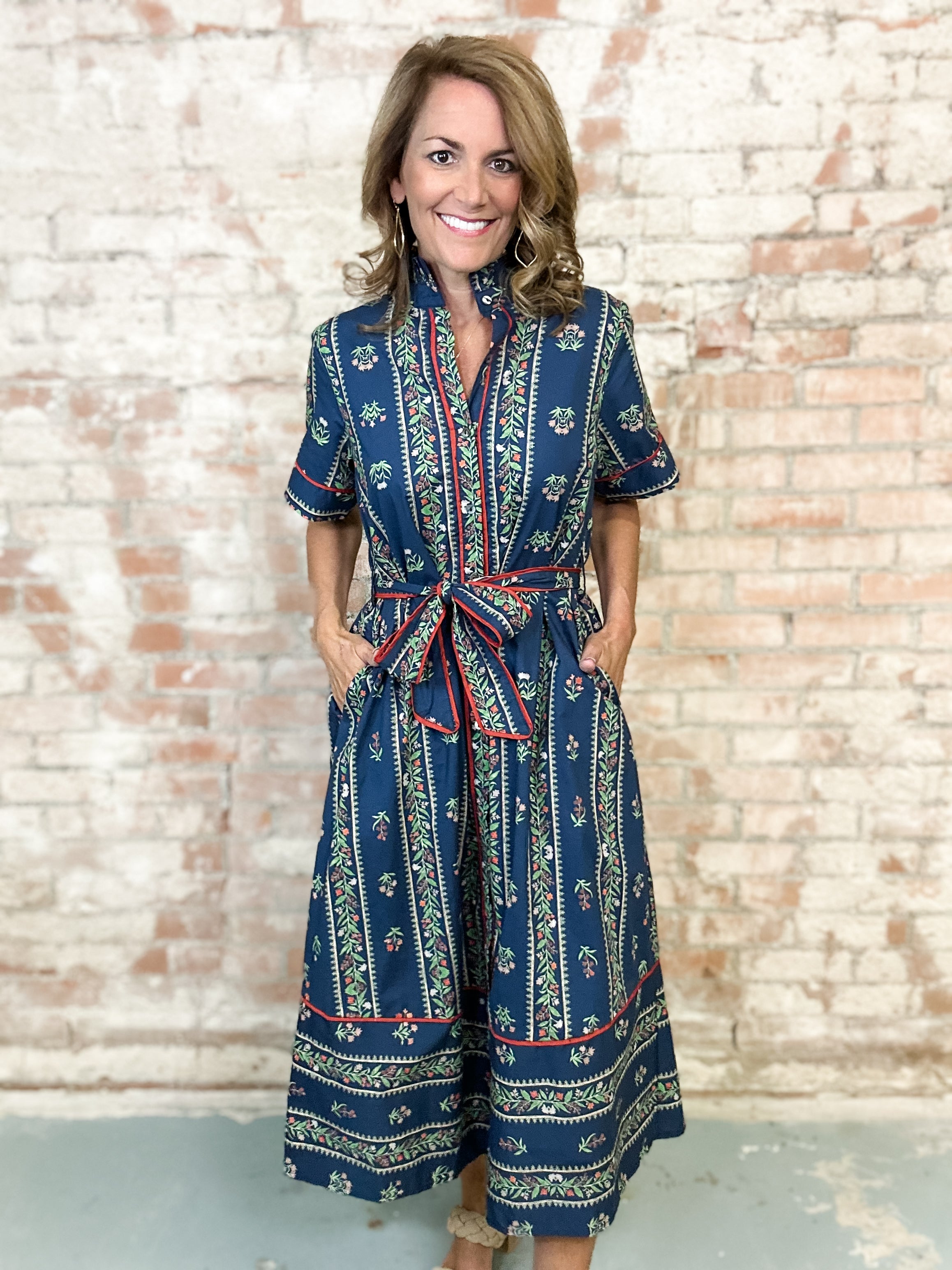 Lillian Pleated Dress