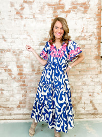 THML Barlow Embroidered Dress- FINAL SALE