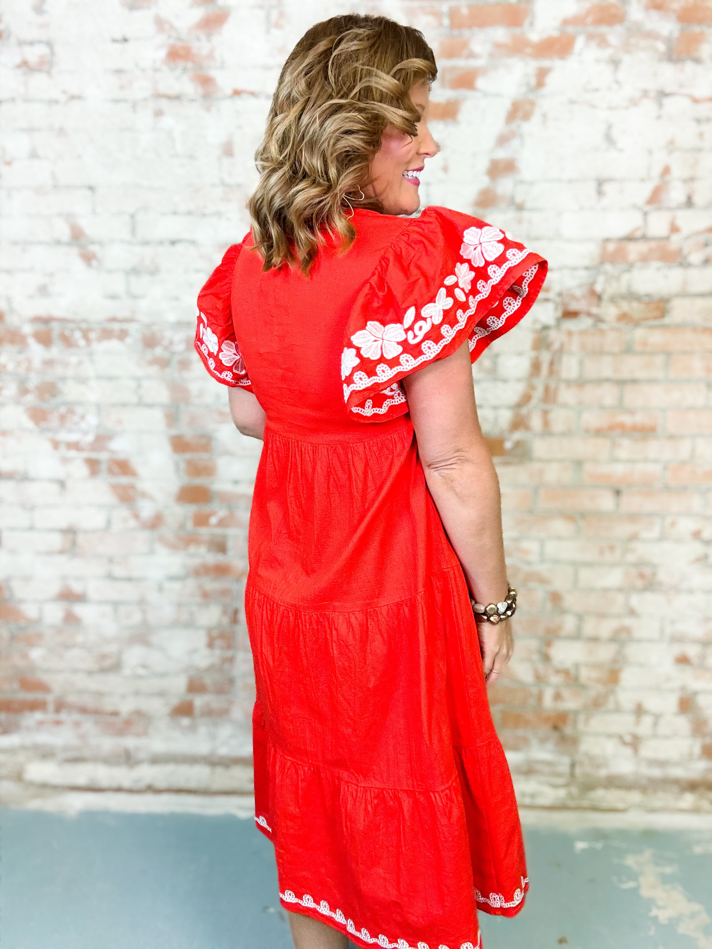 THML Sierra Embroidered Dress - FINAL SALE