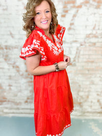 THML Sierra Embroidered Dress - FINAL SALE