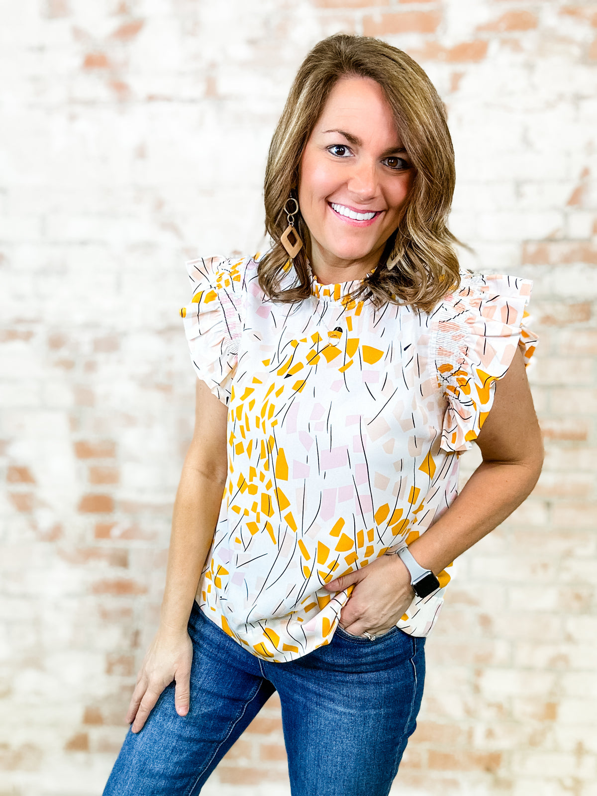 Tammy Frilled Edge Top