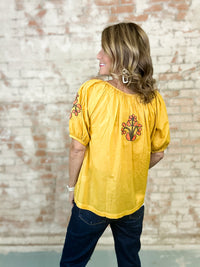 Ivy Jane Floral Embroidered Top